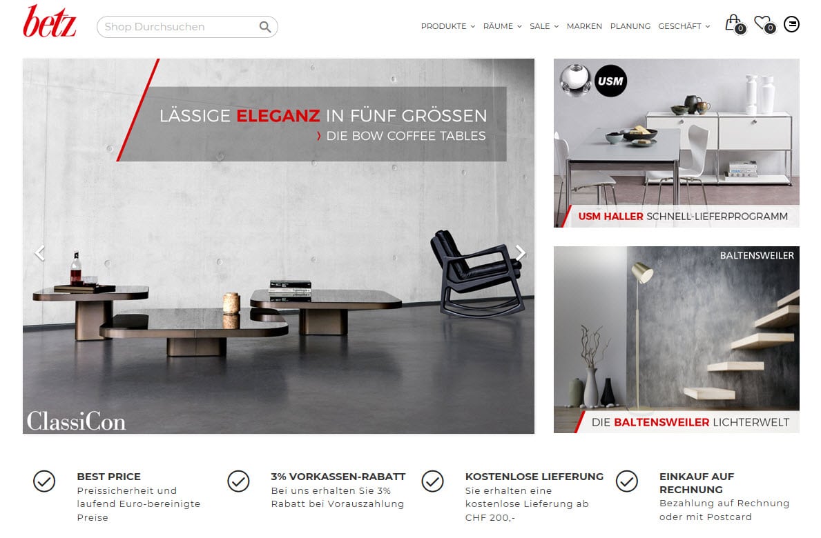 online-shop betz designer moebel