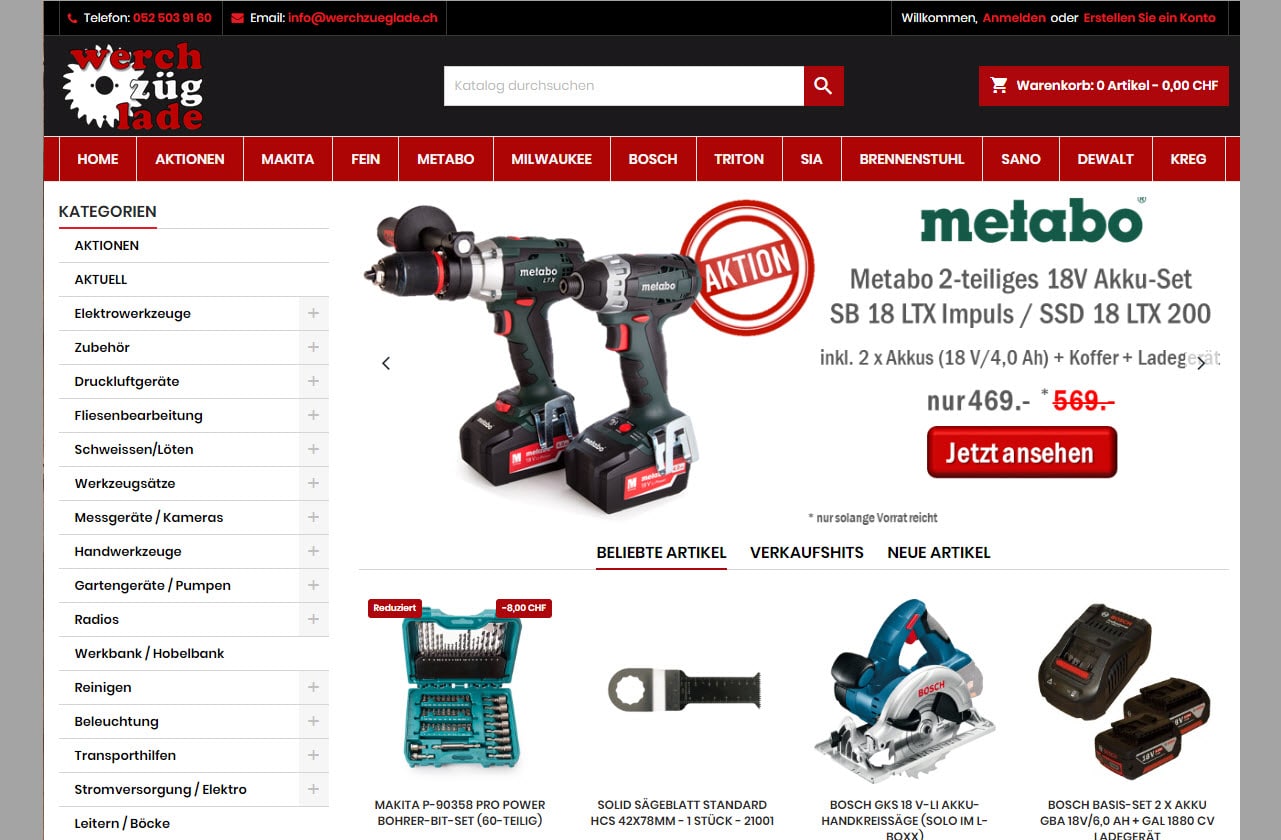 online-shop werchzueglade.ch
