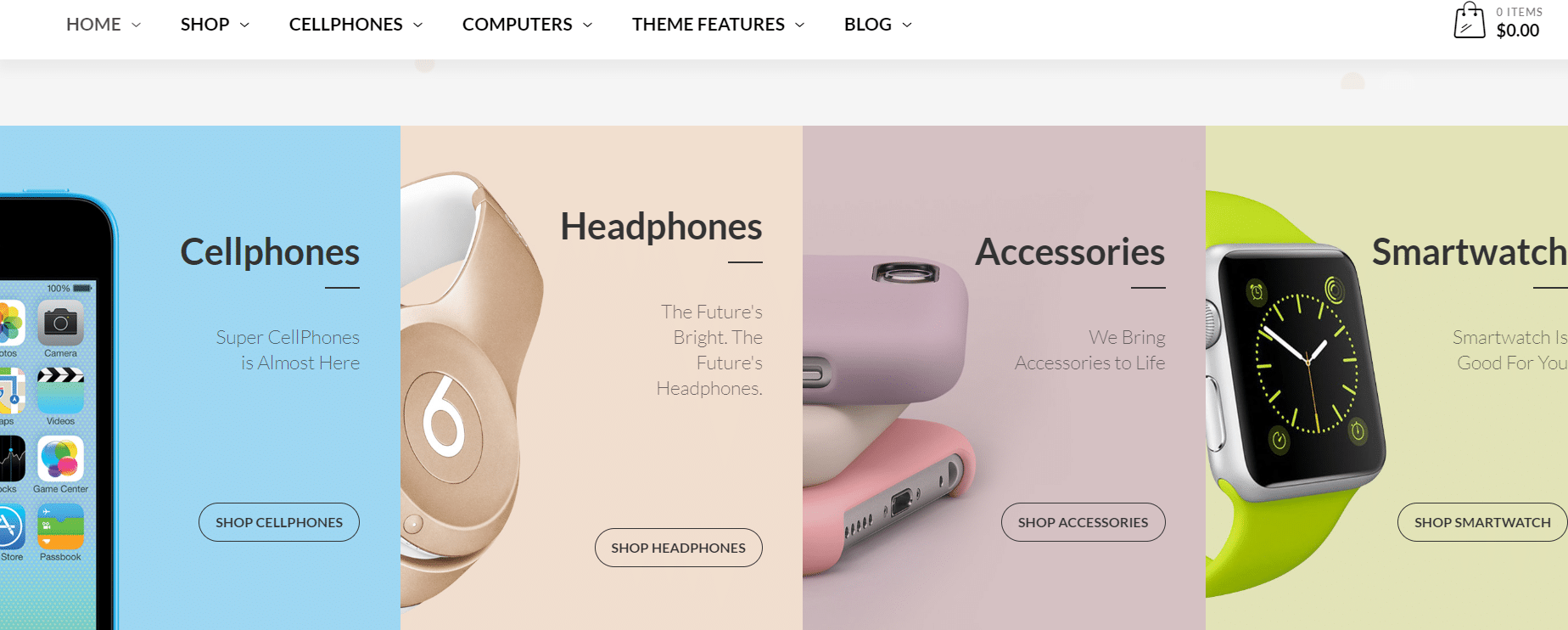 optimale produkt kategorien online shop